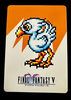Chocobo No. 109 Final Fantasy 5 Trading Card Game Japanese 1992 Square Enix - Image 1