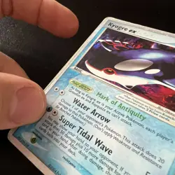 Pokemon Card Kyogre 94/101 EX Leggende Nascoste ENG inglese Played PL - Image 3