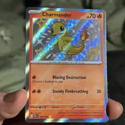 Pokemon TCG Baby Shiny Charmander Paldean Fates Card 109/091 - Image 2