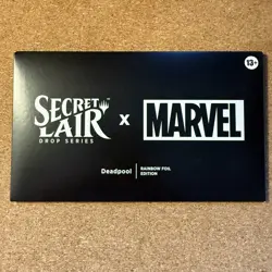 MTG Secret Lair Marvel Deadpool Rainbow Foil Edition Sealed - Image 1