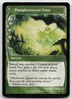 MTG Phosphorescent Feast U Future Sight 149 MP - Image 1