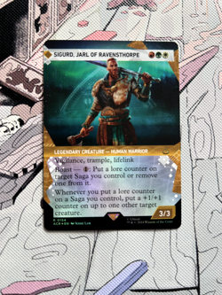(Foil) (Showcase) Sigurd, Jarl of Ravensthorpe | Assassin's Creed #154 | NM MTG - Image 1