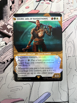 (Foil) (Showcase) Sigurd, Jarl of Ravensthorpe | Assassin's Creed #154 | NM MTG - Image 3