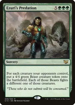 x2 - Ezuri's Predation - 036 - NM - Commander 2015 (C15) - MTG - Image 1