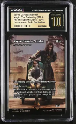 FYNN, THE FANGBEARER Final Fantasy Vayne Carudas Foil CGC Pristine 10 MTG - Image 1