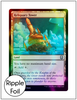 1x Reliquary Tower, Ripple Foil, Modern Horizons 3 Commander, MTG NM - Image 1