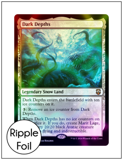 1x Dark Depths, Ripple Foil, Modern Horizons 3 Commander, MTG NM - Image 1