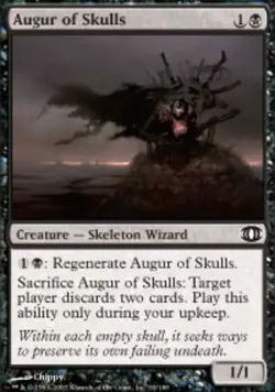 1x Augur of Skulls - Foil Light Play, English Future Sight MTG Magic - Image 1