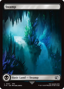 Swamp (REGULAR) x1 - MTG Final Fantasy FIN #301 - Image 1