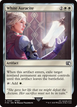 White Auracite (REGULAR) x1 - MTG Final Fantasy FIN #41 - Image 1