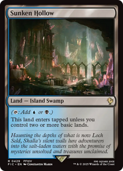 Sunken Hollow (REGULAR) x1 - MTG Final Fantasy Commander FIC #429 - Image 1