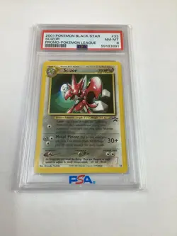2001 POKEMON PROMO BLACK STAR POKEMON LEAGUE #33 SCIZOR PSA 8 NM-MT - Image 2