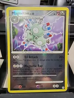 Pokemon TCG - Magneton 54/130 Diamond & Pearl Reverse Holo LP - Image 1