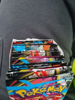 Pokemon TCG Mega Evolution Half Booster Box Damage NO SEAL (18 packs) Brand New - Image 2