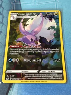 Pokemon Hisuian Goodra Gg21/Gg70 Crown Zenith: Galarian Gallery Holo NM - Image 1