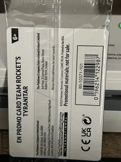Team Rocket's Tyranitar (Pokemon Center Exclusive) SEALED! PLEASE SEE DESC - Image 2