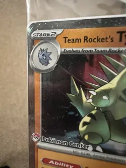 Team Rocket's Tyranitar (Pokemon Center Exclusive) SEALED! PLEASE SEE DESC - Image 3