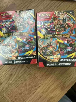 Pokemon TCG Mega Evolution Booster Bundle Set of 2 Sealed Brand New - Image 1