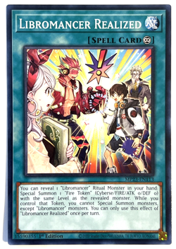 YuGiOh! - Libromancer Realized MP23-EN113 1st Edition Common - Image 1