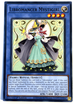 YuGiOh! - Libromancer Mystigirl MP23-EN111 1st Edition Common - Image 1