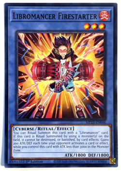 YuGiOh! - Libromancer Firestarter MP23-EN046 1st Edition Common - Image 1