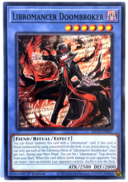 YuGiOh! - Libromancer Doombroker MP23-EN047 1st Edition Common - Image 1