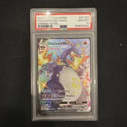 PSA 10 GEM MINT Charizard VMAX SV107/SV122 Shining Fates 2021 Pokemon Card - Image 1