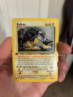 Raikou 13/64 - 1st Edition Holo Rare - Neo Revelation Set - Pokemon TCG Card - Image 1