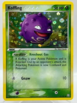 Koffing 61/109 EX Team Rocket Returns Reverse Holo Stamped Pokemon TCG Card - Image 1