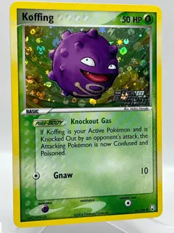 Koffing 61/109 EX Team Rocket Returns Reverse Holo Stamped Pokemon TCG Card - Image 2