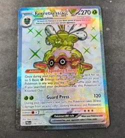 Pokemon Paldea Evolved Forretress EX Full Art Card 230/193 NM - Image 1