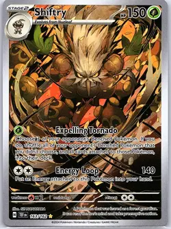 Shiftry 163/162 SV05: Temporal Forces - Pokemon Card - NM - Image 1