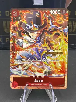 One Piece Card Game Sabo P-044 Championship 2024 Promo English Foil - Image 1