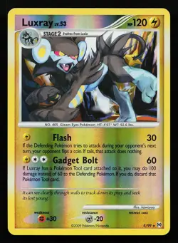 Luxray 5/99 Reverse Holo Rare Arceus Pokemon Card - Image 1
