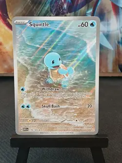 Squirtle 170/165 Scarlet & Violet 151 English Pokemon Card NM - Image 4