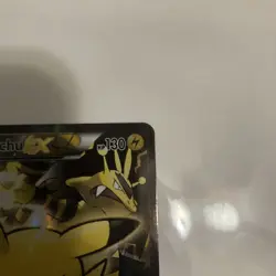 Pokemon Pikachu EX XY124 Full Art Holo Black Star Promo Card 2016 - Image 2