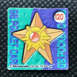 Staryu Pokemon Mini Card Flake Made in japan Pocket monster Nintendo F/S - Image 1