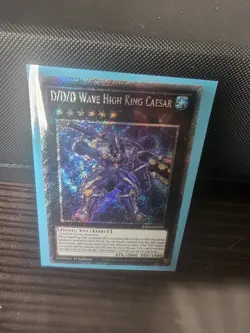 Yu-Gi-Oh! TCG D/D/D Wave High King Caesar Plat Secret Rare Card RA04-EN290 - Image 1