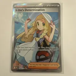 Pokemon TCG Mega Evolution Lillie’s Determination Full Art Trainer Card 169/132 - Image 1