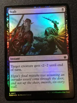 Stab - Foil - FDN - MTG - EN - NM - 0071 - Image 1