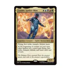 WOTC Marvel's Spider-Man Cosmic Spider-Man (MR) (Foil) NM - Image 1