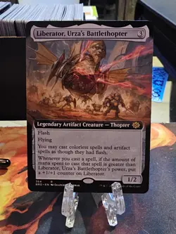 1x Liberator, Urza's Battlethopter, Extended Art, Brothers War, Magic MTG NM - Image 2