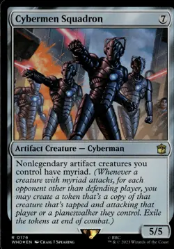 MTG: Doctor Who #176 Cybermen Squadron (Foil) - Image 1