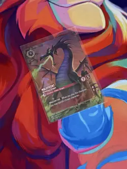 DDcards🇨🇦 Lorcana Fabled Set Championship Maleficent Dragon Enchanted Promo - Image 3