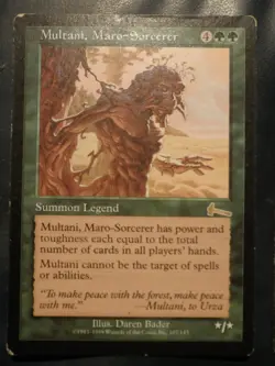 mtg magic Multani, Maro-Sorcerer urza's legacy ENGLISH maro-sorcier heritage - Image 1