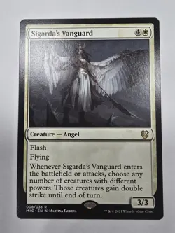 Sigarda's Vanguard Commander: Innistrad: Midnight Hunt Regular - Image 1