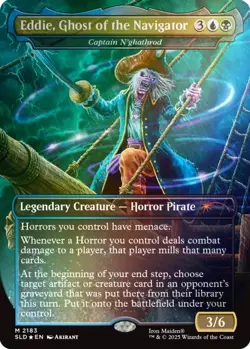 MTG Secret Lair PRESALE Secret Lair x Iron Maiden: Eddie Unchained Foil​ Edition - Image 5