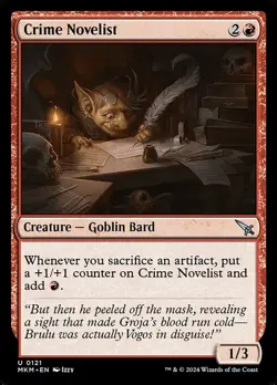 NM Crime Novelist, MTG, Murders at Karlov Manor, Magic the Gathering, 121 - Image 1