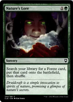 Nature's Lore C Commander Legends: Battle for Baldur's Gate 244 NM - Image 1