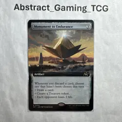 MTG - Monument to Endurance (DFT #394) (Extended Art) Aetherdrift Regular - NM/M - Image 1